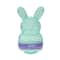 10" Teal Plastic Easter Bunny Container by Creatology™